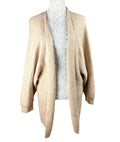 New Look Beige Long Cardigan Soft Touch Relaxed Fit Open Front Women’s UK Size S