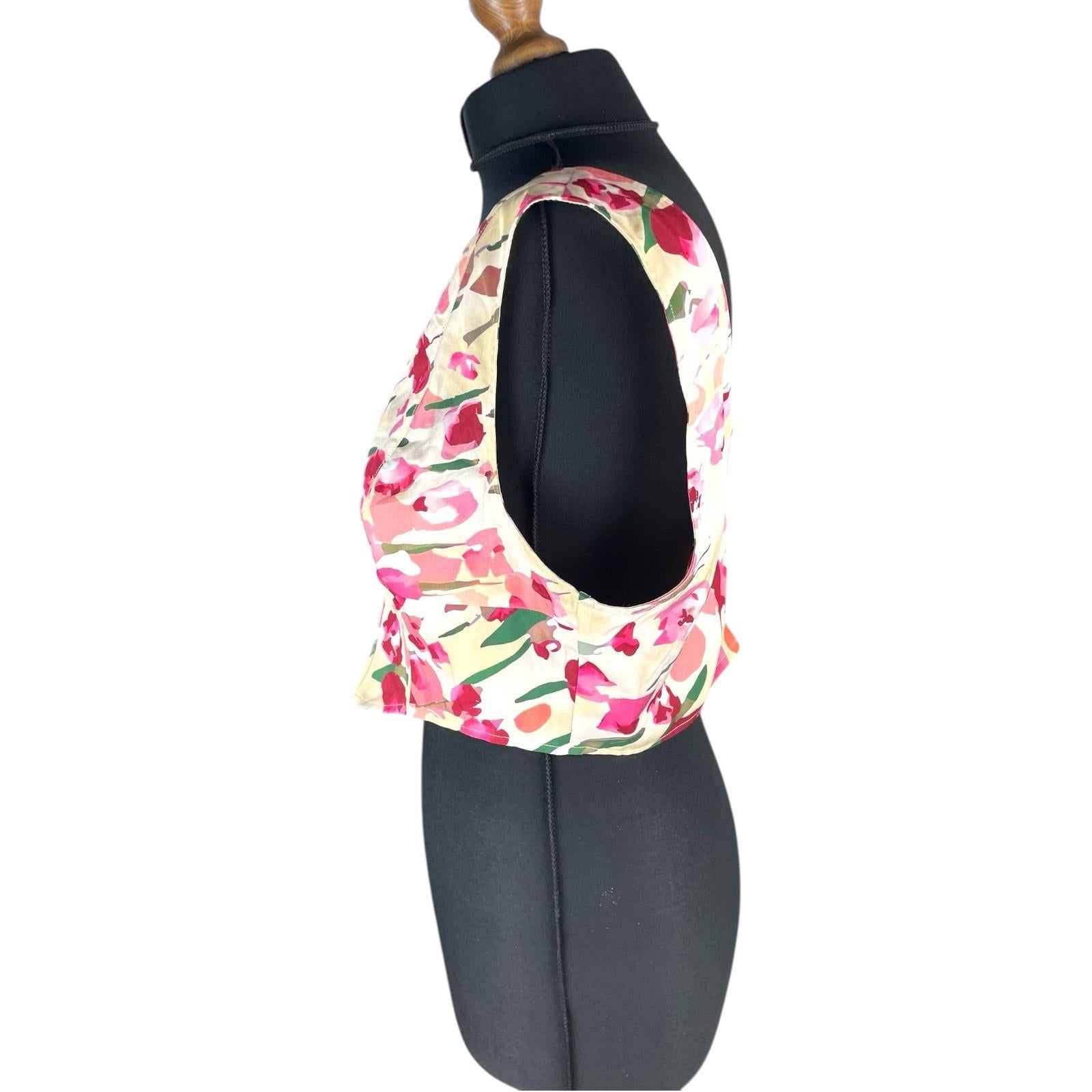 Ravi Famous Boned Croptop Floral Women’s UK Size 16