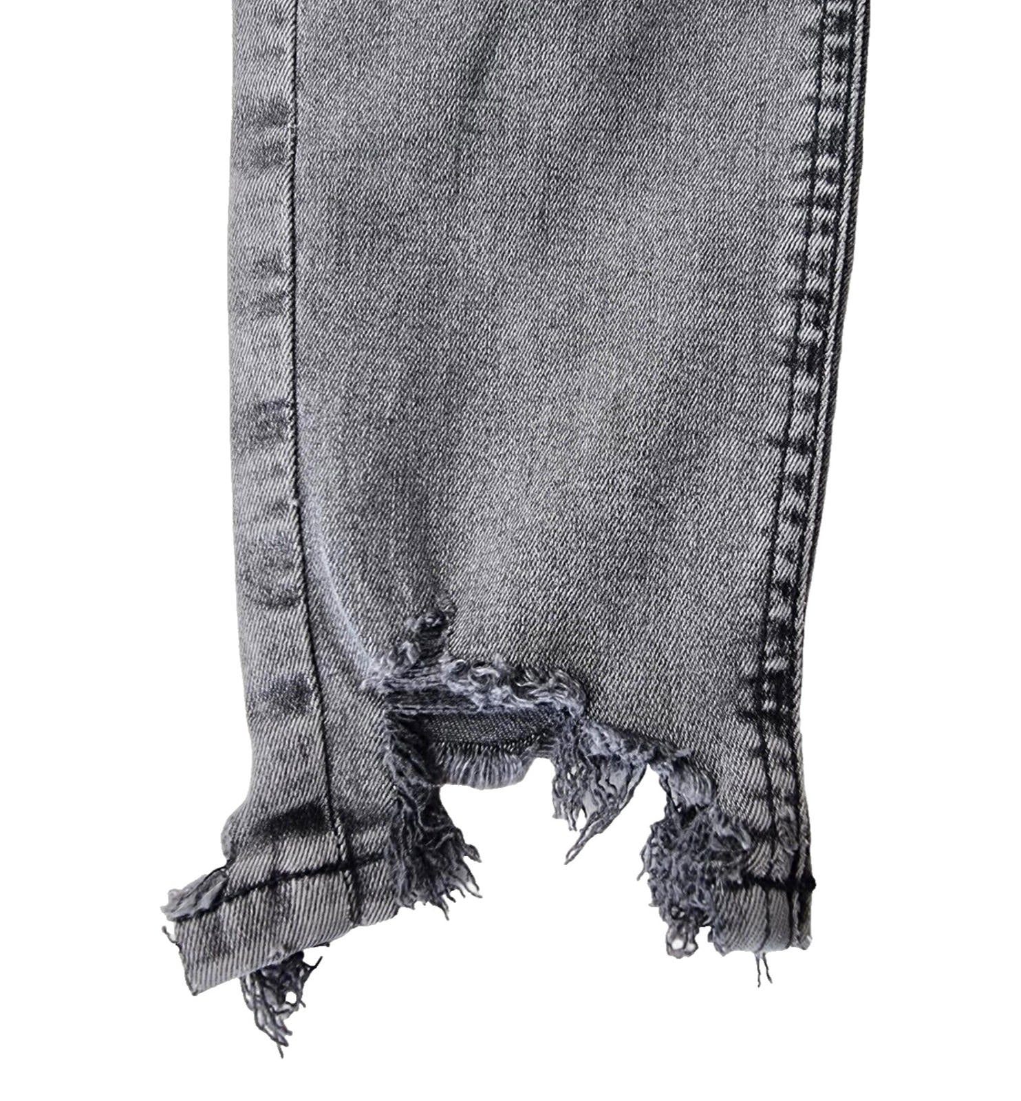 Topshop Jamie Jeans Women's UK Size W26 L28 Grey Denim Petite Ankle Grazer