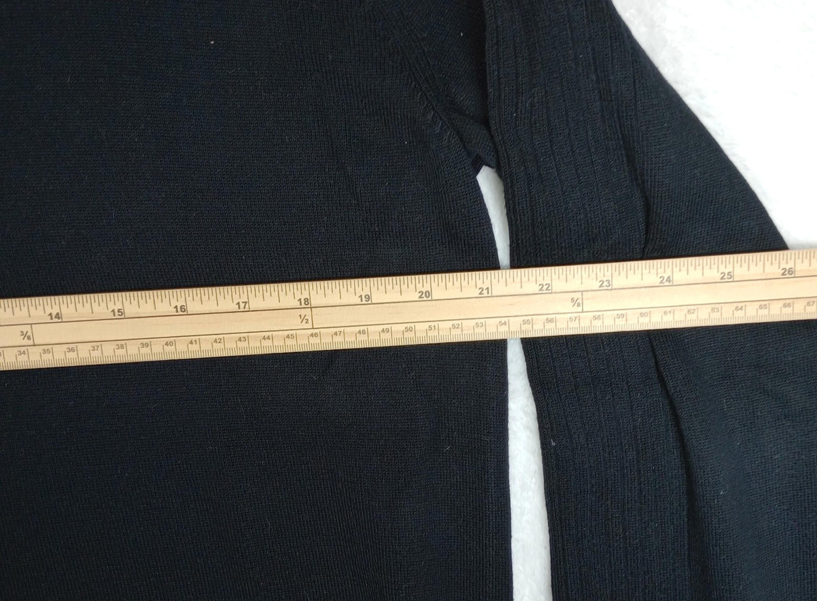 Calvin Klein Knit Jumper Men's UK Size L Black Long Sleeve 100% Cotton Crew Neck