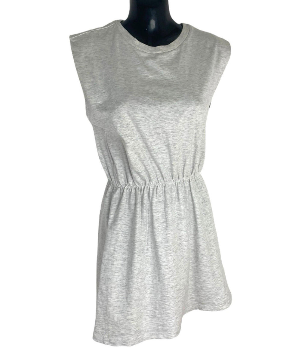 Divided Grey Jersey Mini Dress Elastic Waist Women’s UK Size XXS