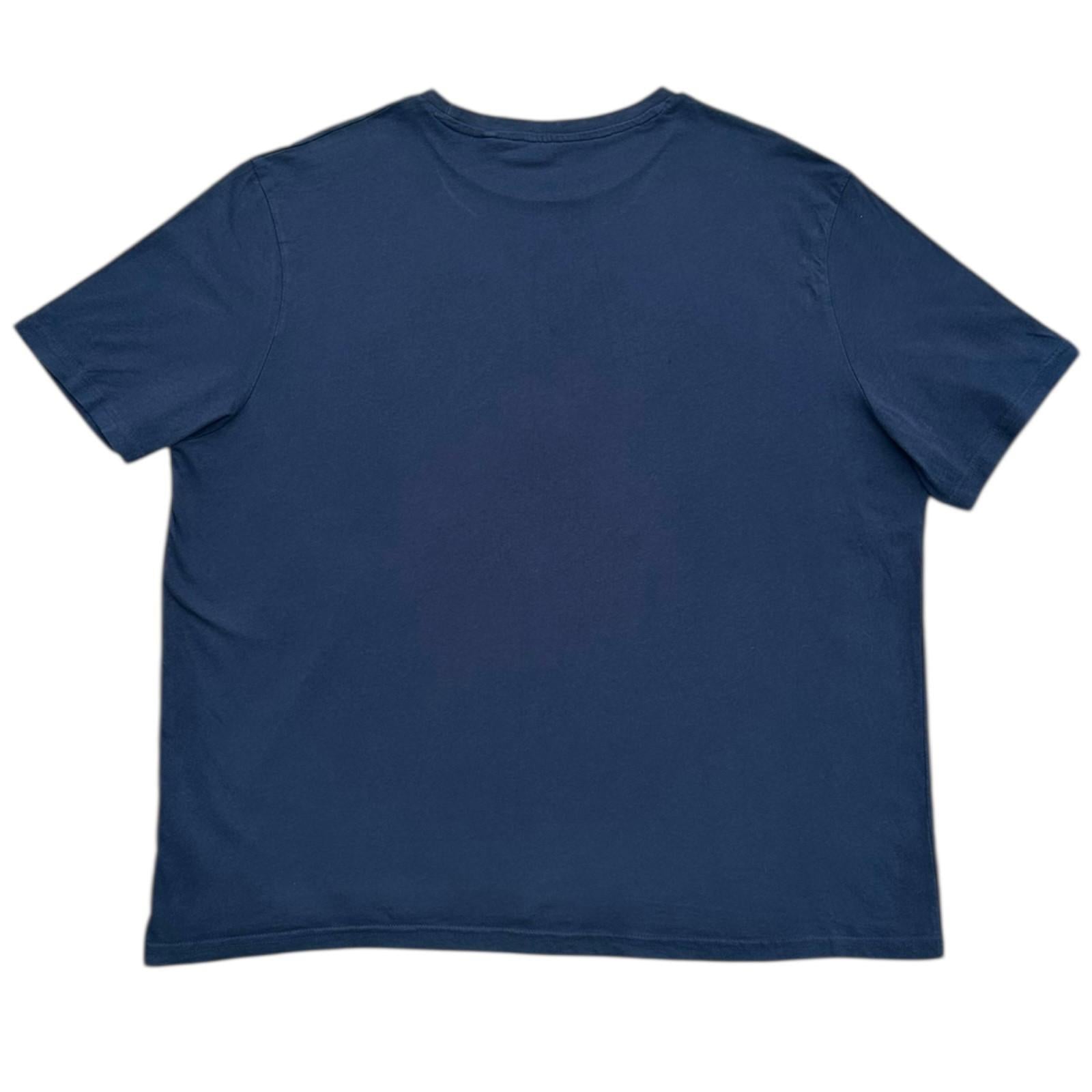 George T-Shirt Men's UK Size 2XL Blue Short Sleeve Crew Neck 100% Cotton