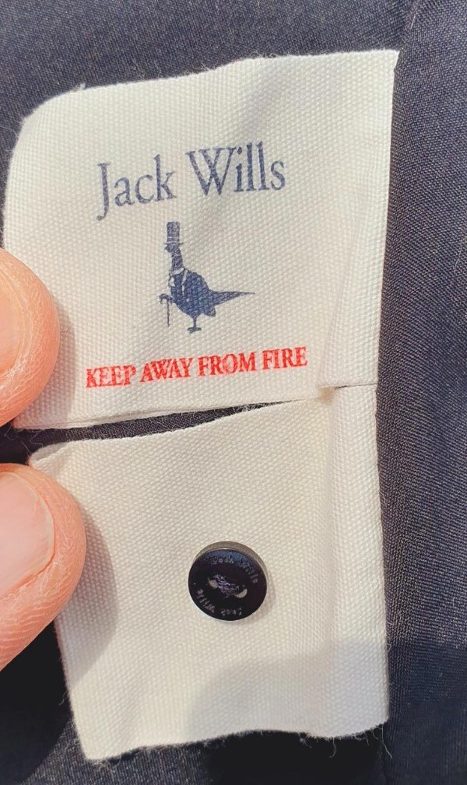 Jack Wills Dark Blue & Star Mini Dress Women's UK Size 12 Side Zipper Pockets
