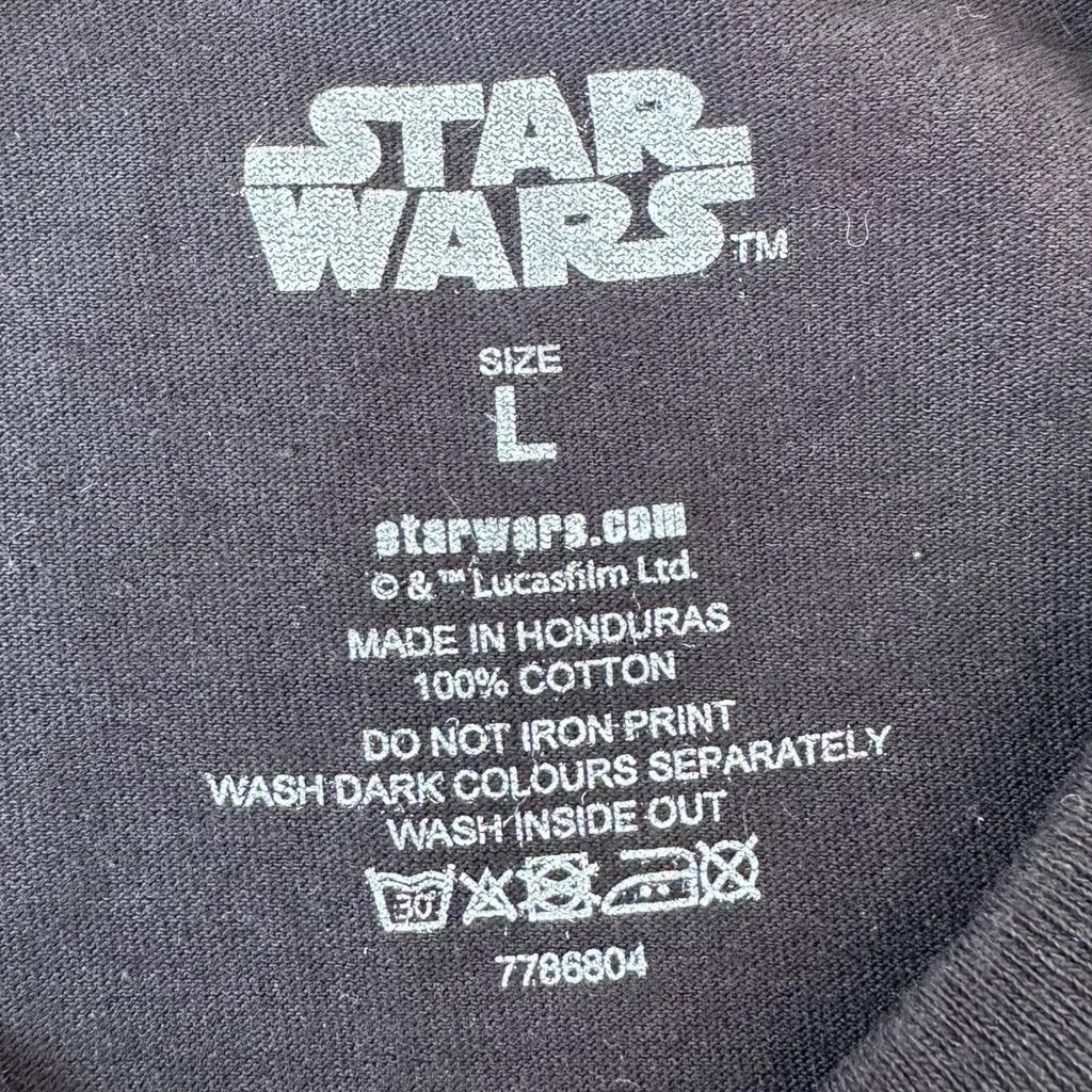 Star Wars T-Shirt Graphic Print Solo 100% Cotton Men's UK Size Large L