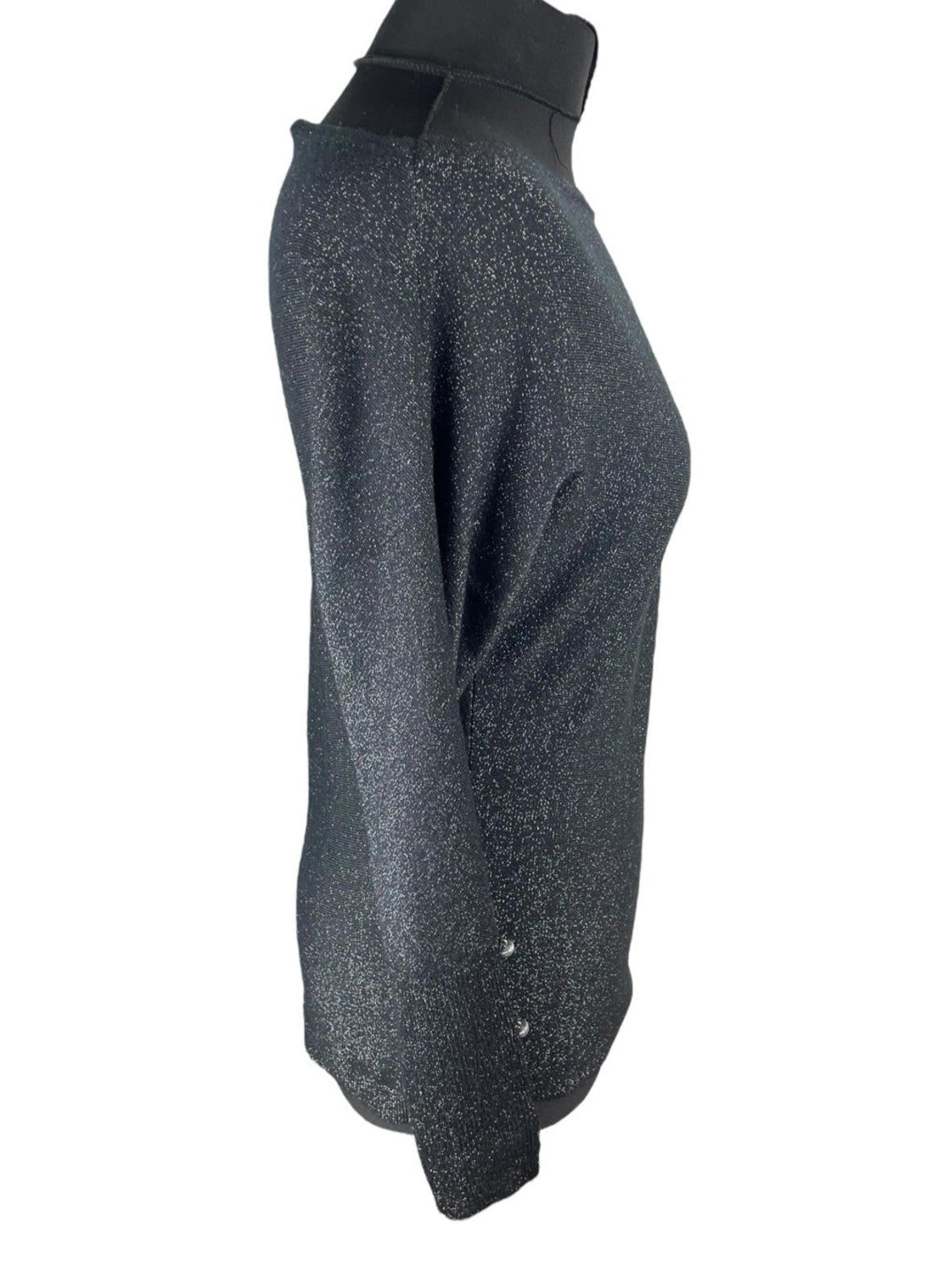 Sosander Black Sparkle Jumper Long Sleeve Women’s UK Size S