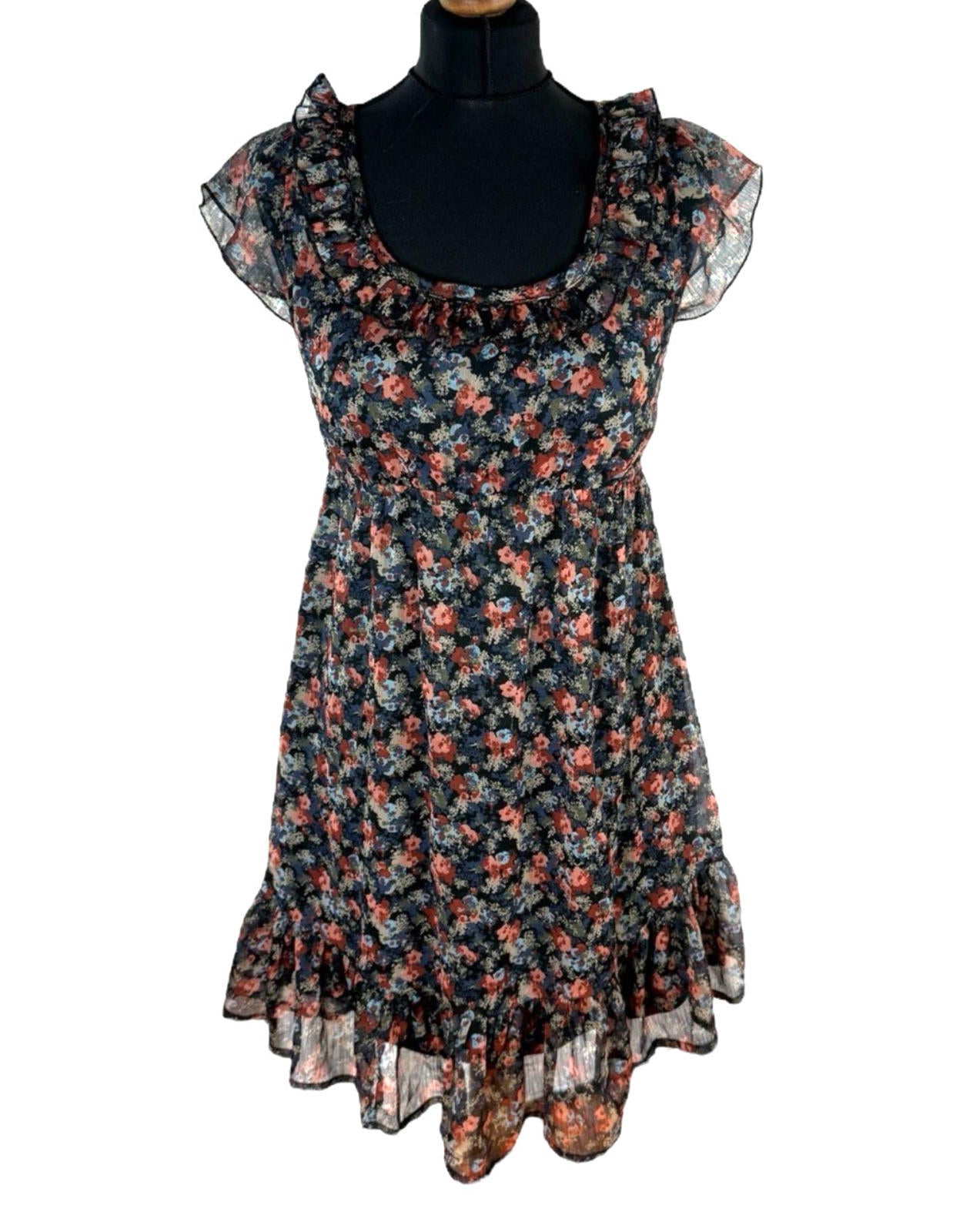E-vie Multicolour Floral Dress Mini Women’s UK Size 10