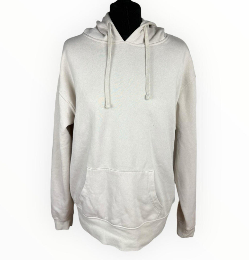 Primark Hoodie Women’s UK Size M Fleece Lined Long Sleeve Jersey Beige