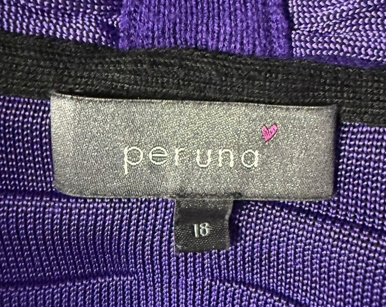 Marks & Spencer Cardigan Women’s UK Size 18 Mid Length Lightweight Mesh Purple