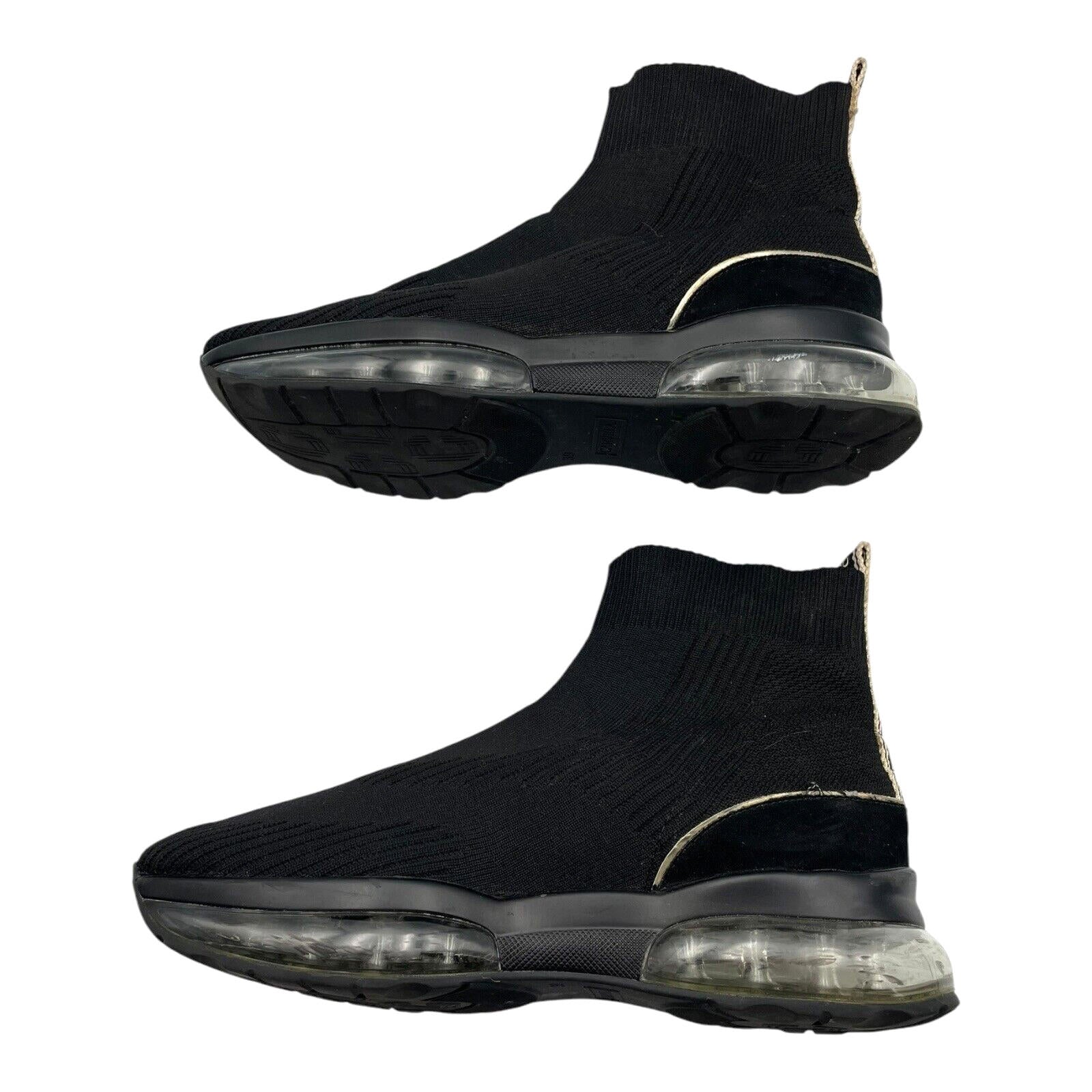 Carvela Black Sock Boots Bubble Sole Women’s UK Size 6 EU 39