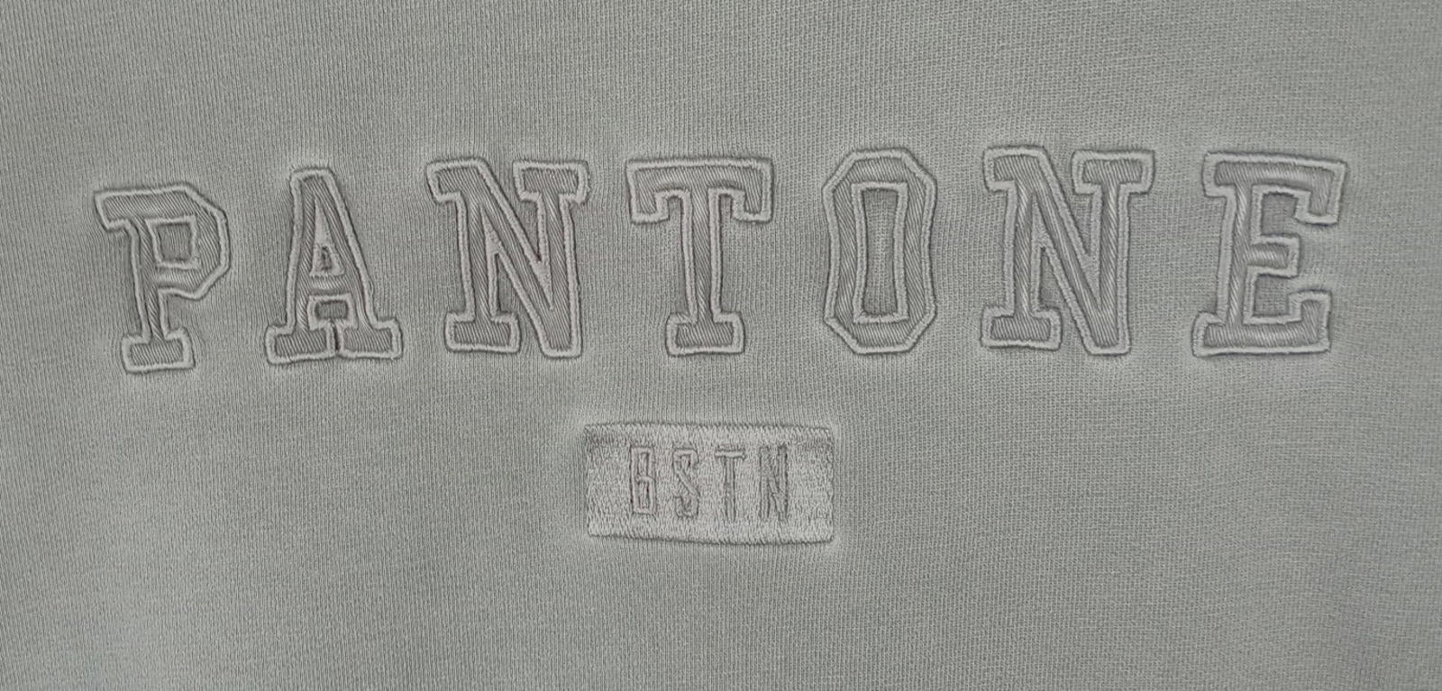 BSTN Pantone Sweatshirt Men's UK Size XL Long Sleeves Grey 100% Cotton Jumper
