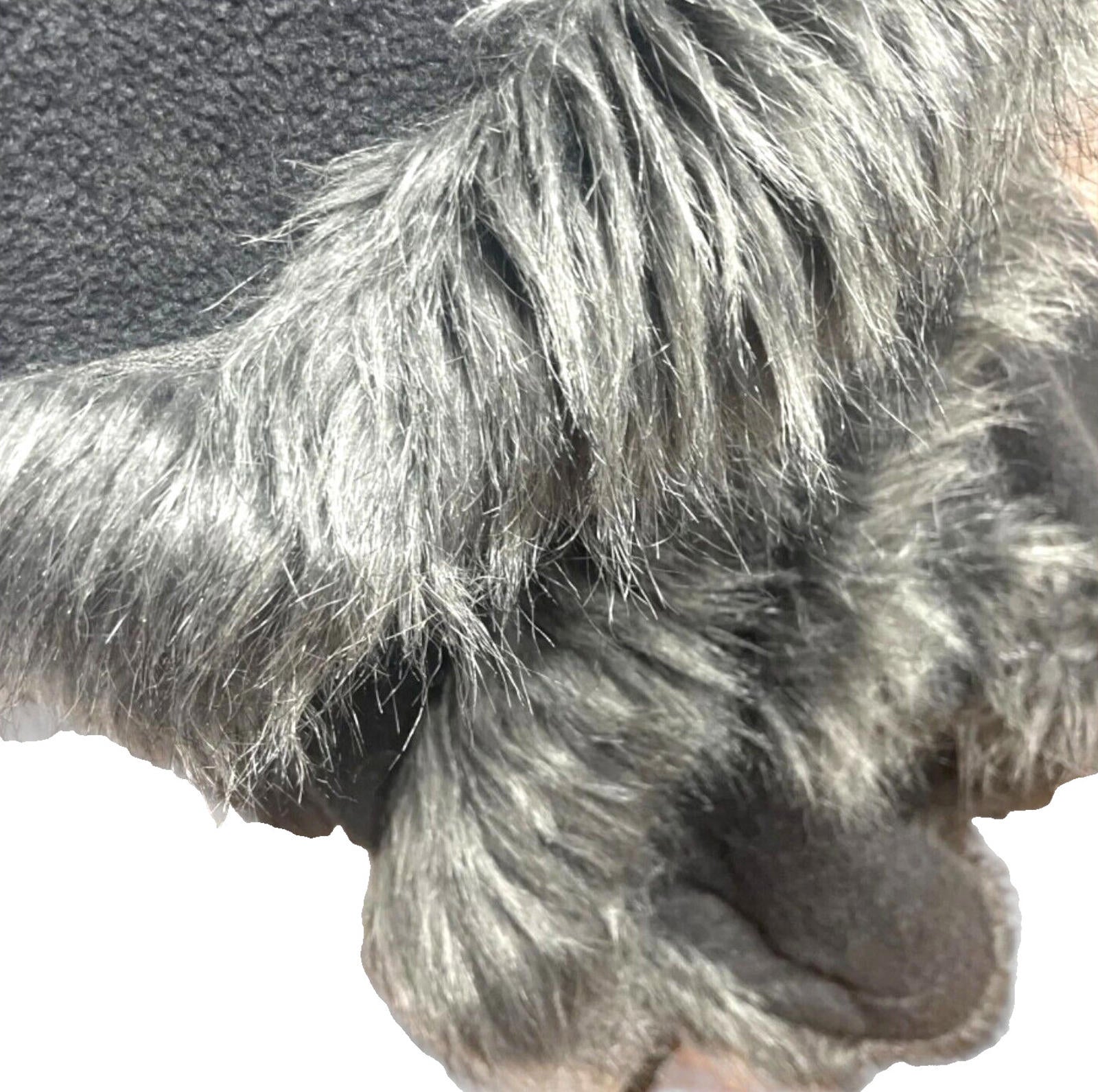 Very Fur Fleece Wrap Shawl Open Shoulder Coat Women's One Size UK 8 - 14 Grey