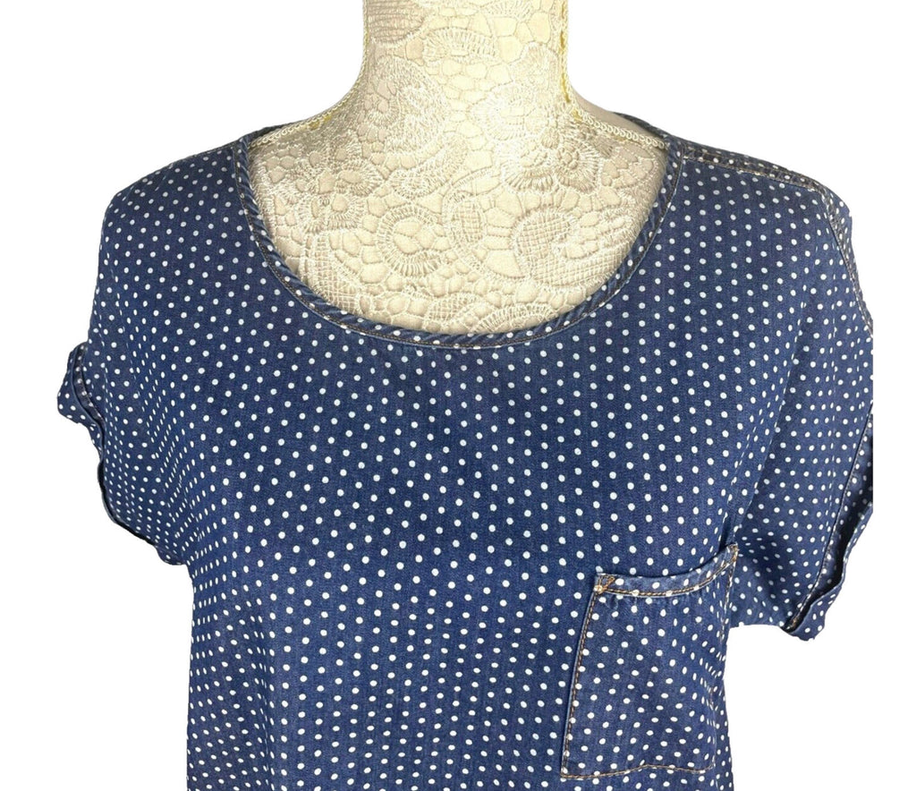 Dessert Lilly T-Shirt Blouse Top Polka Dot Women's UK Size 12