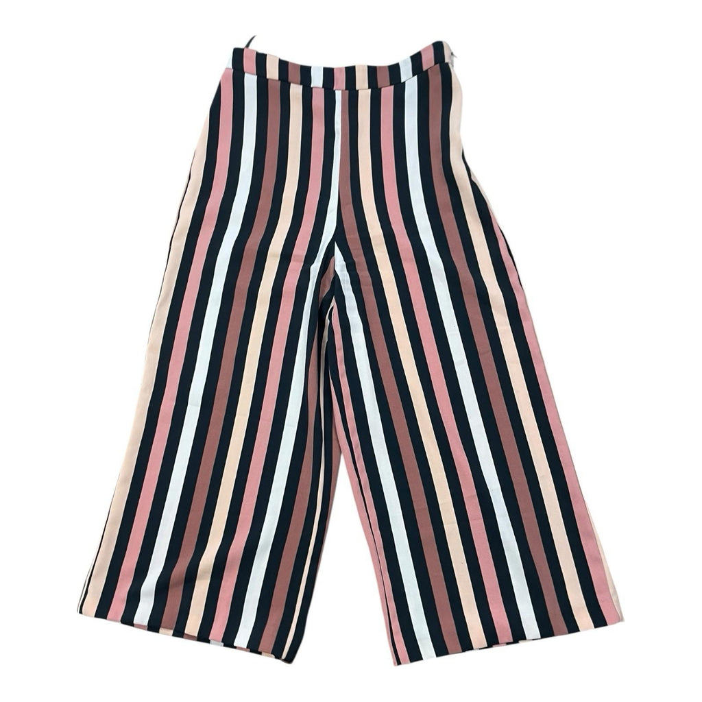 Miss Selfridge Striped Co Ord Set Women’s UK Size 6 Petite Wide Leg Strapless
