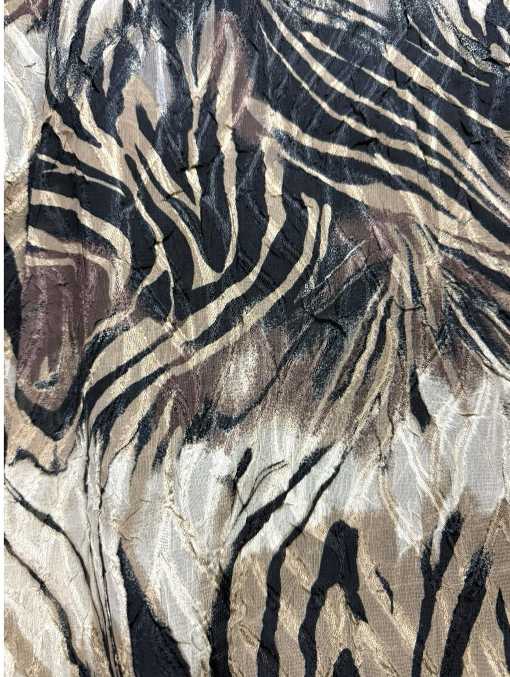 Roman Aline Midi Skirt Women’s UK Size 20 Elastic Waist Gold Animal Print