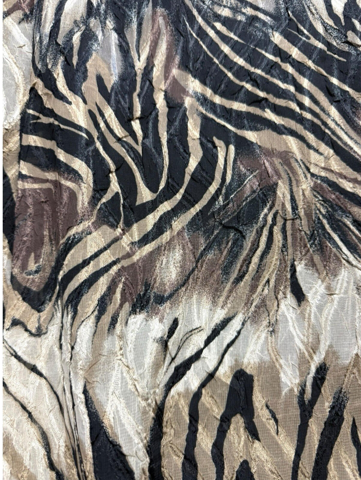 Roman Aline Midi Skirt Women’s UK Size 20 Elastic Waist Gold Animal Print