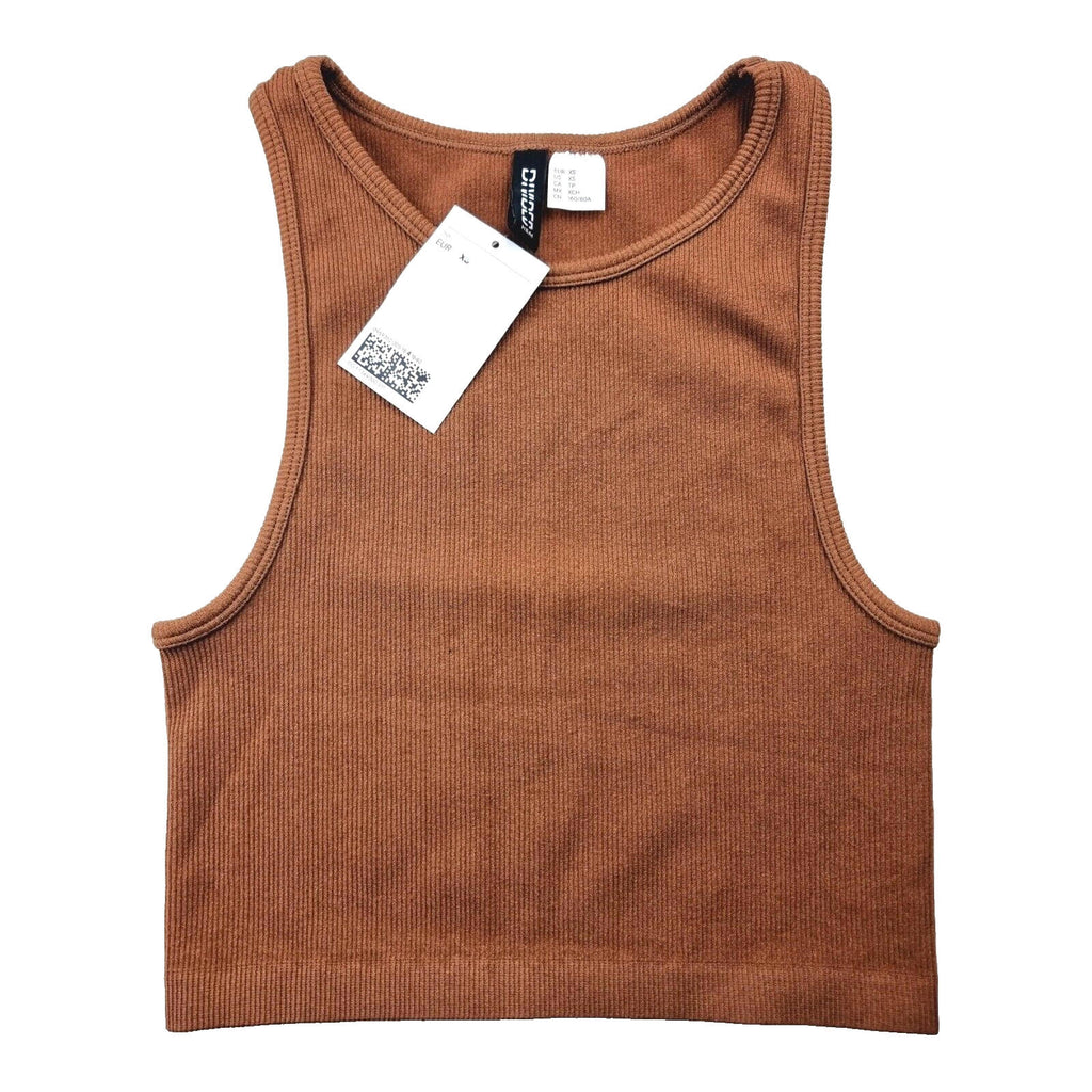 Divided By H&M Ribbed Crop top Vest Style Size XS