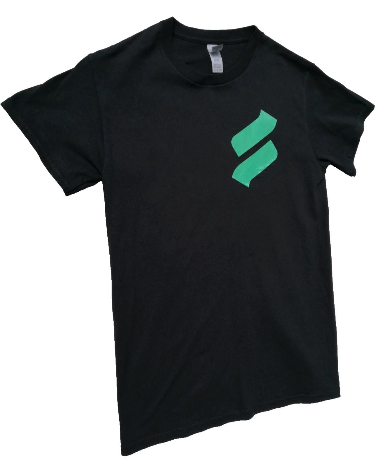 Front Commun Graphic Print T-Shirt Men's Size S Black Crew Neck 100% Cotton