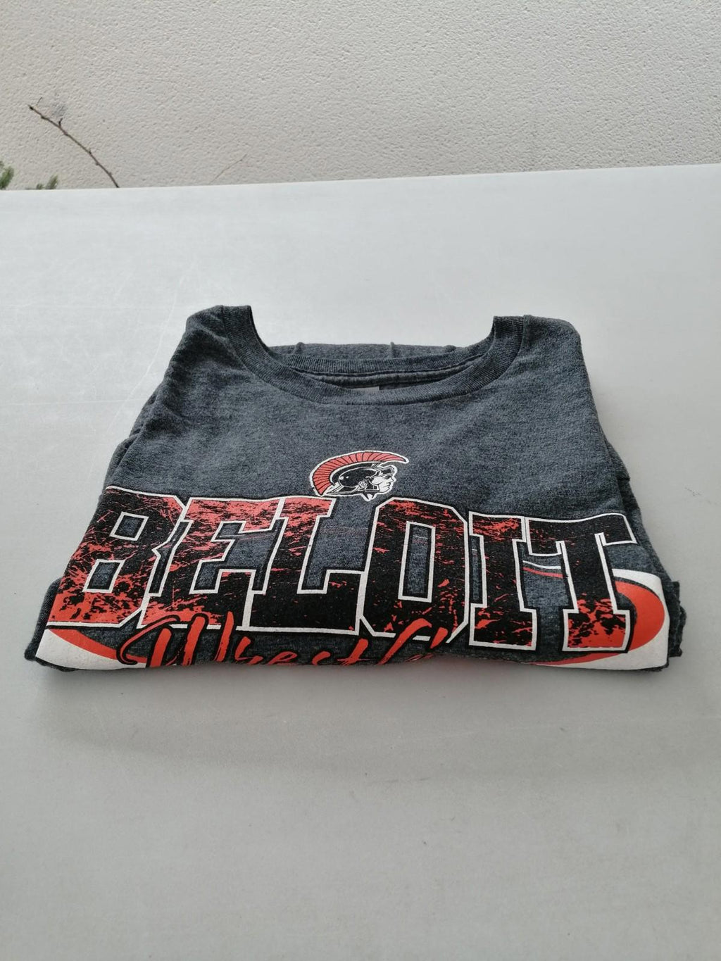 Beloit Wrestling 2022 Graphic Print T-Shirt Men's Size XL Slate Crew Neck