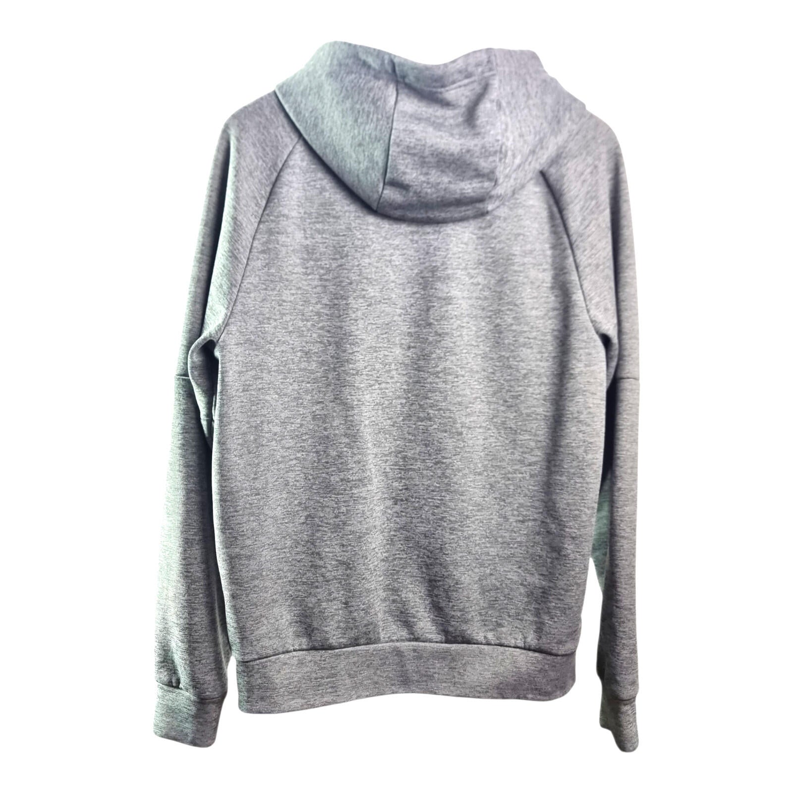 Nike Therma-FIT Hoodie Men's UK Size S Full Zip Grey Fleece Lined Jersey