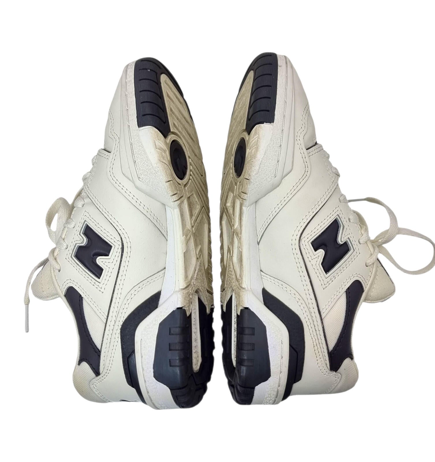 New Balance 550 Trainers Women's UK Size 4 Shoe White Black Synthetic Leather