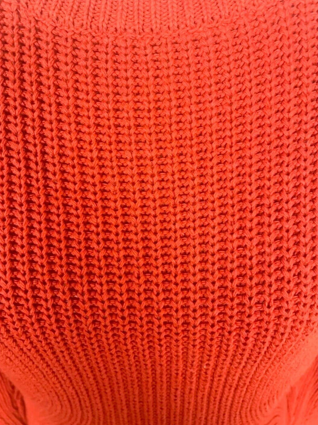 Very Jumper Red Cable Knit Corset Lace Back Women's UK Size 12