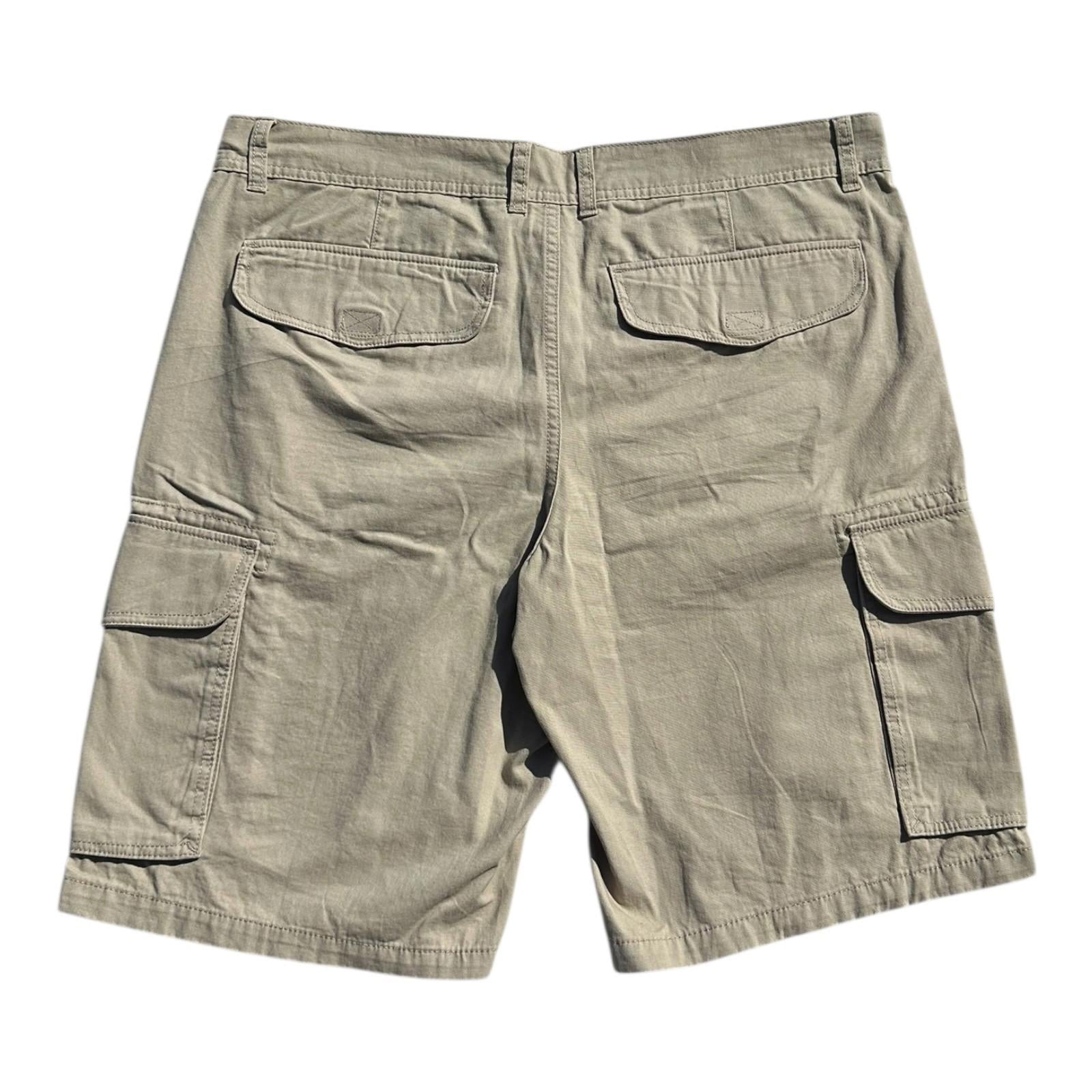 Avenue Shorts Men's UK Size 40" W Beige Cargo 100% Cotton Summer Beach
