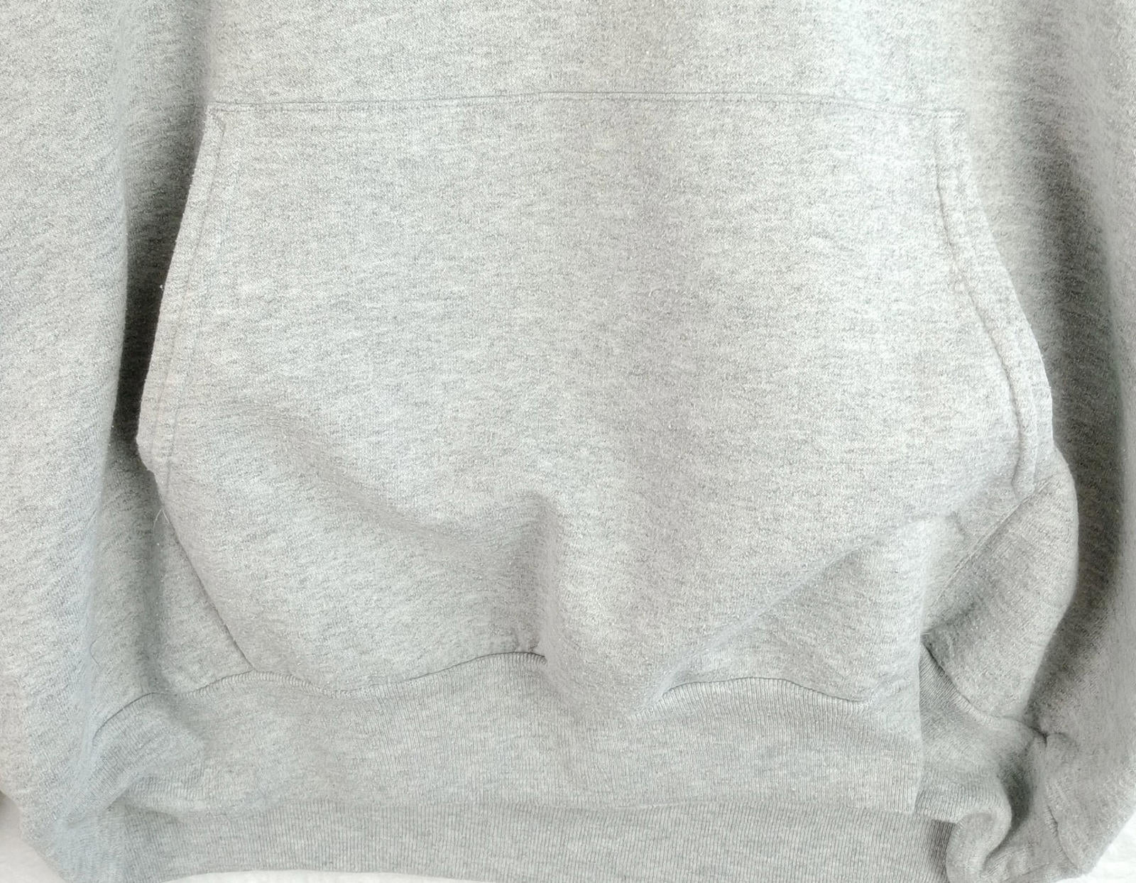 Grossmont Basketball Hoodie Men's UK Size L Grey Jersey Hooded Pockets Cotton