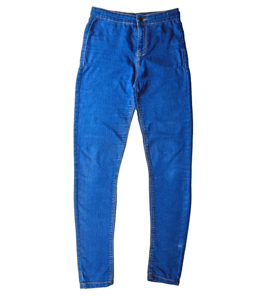 Candy Couture Jeans Junior Girls W26 L28 Blue Cotton Stretch Denim Leggings