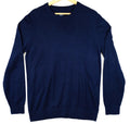Gap Knit Jumper Men's UK Size M Blue Long Sleeve 100% Cotton Crew Neck Sweater