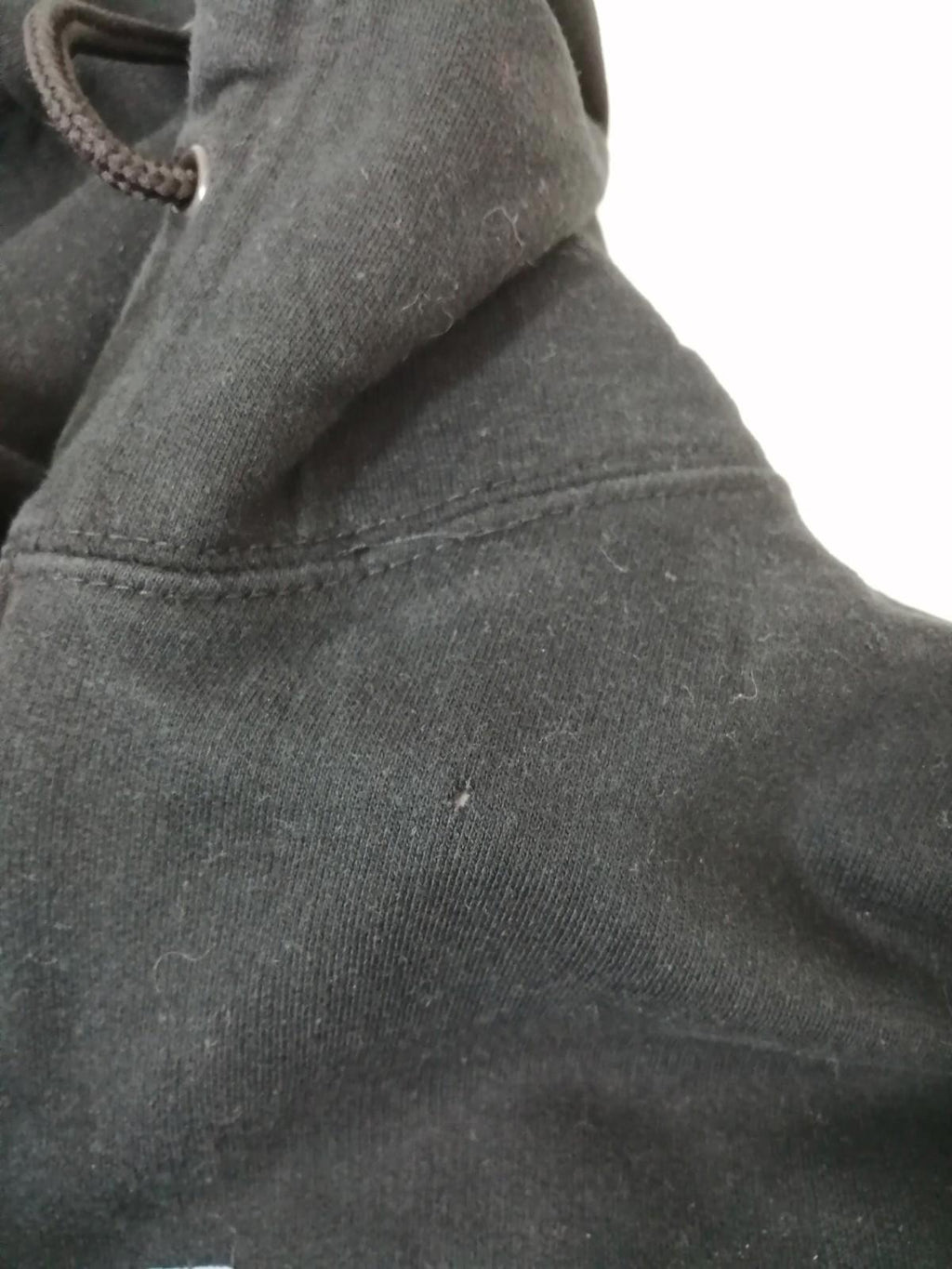 New York Hoodie Men's Size XL Black Jersey Hooded Pockets Zip Front