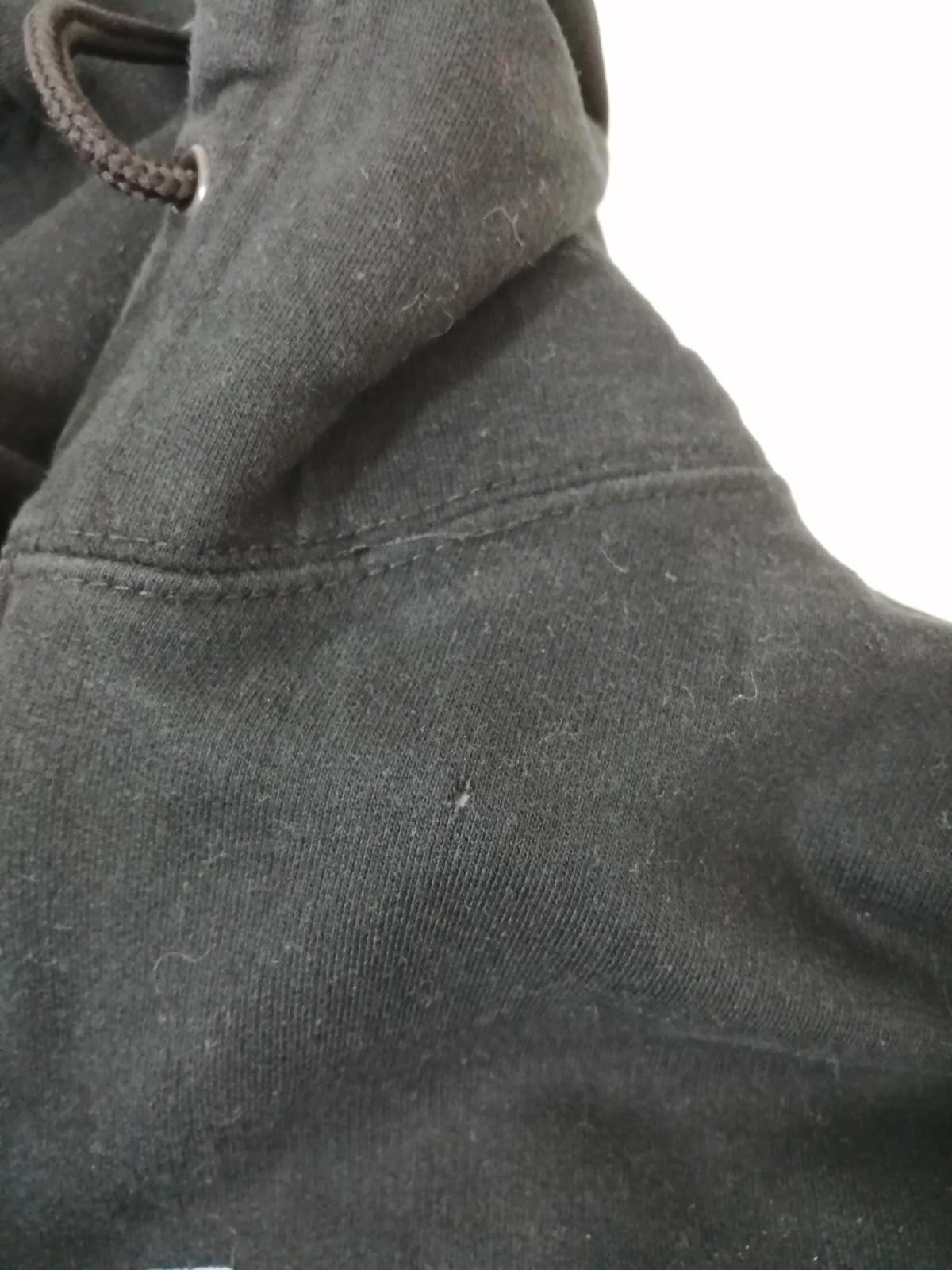 New York Hoodie Men's Size XL Black Jersey Hooded Pockets Zip Front