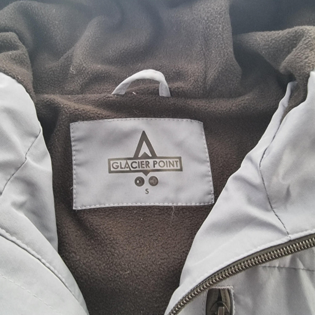 Glacier Point Jacket Men's UK Size S Blue Hooded Softshell Fleece Lined Coat