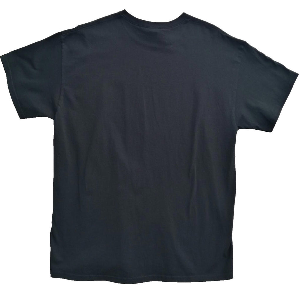 Online Shopping Graphic Print T-Shirt Men's Size XL Black Crew Neck 100% Cotton