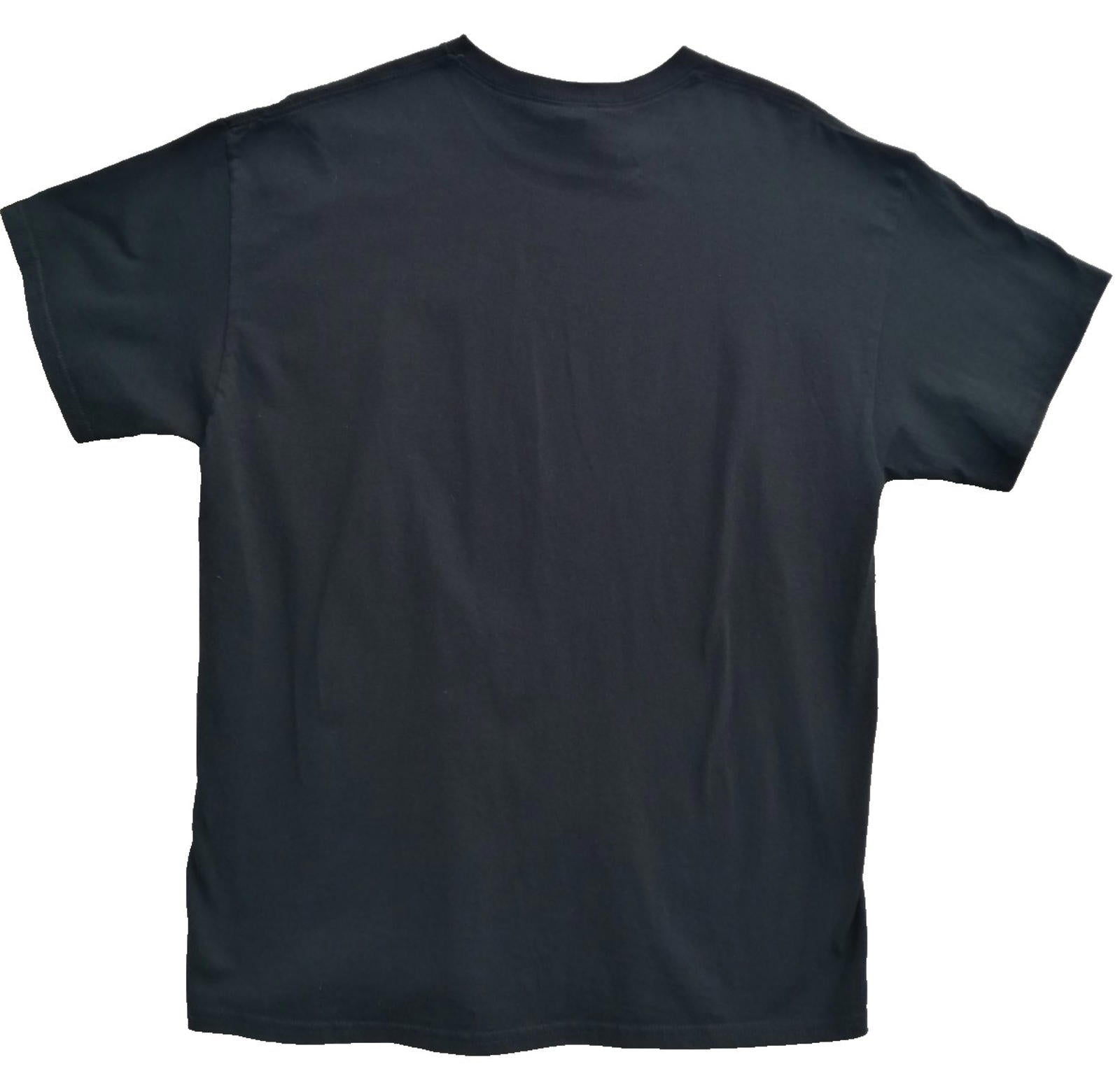 Online Shopping Graphic Print T-Shirt Men's Size XL Black Crew Neck 100% Cotton