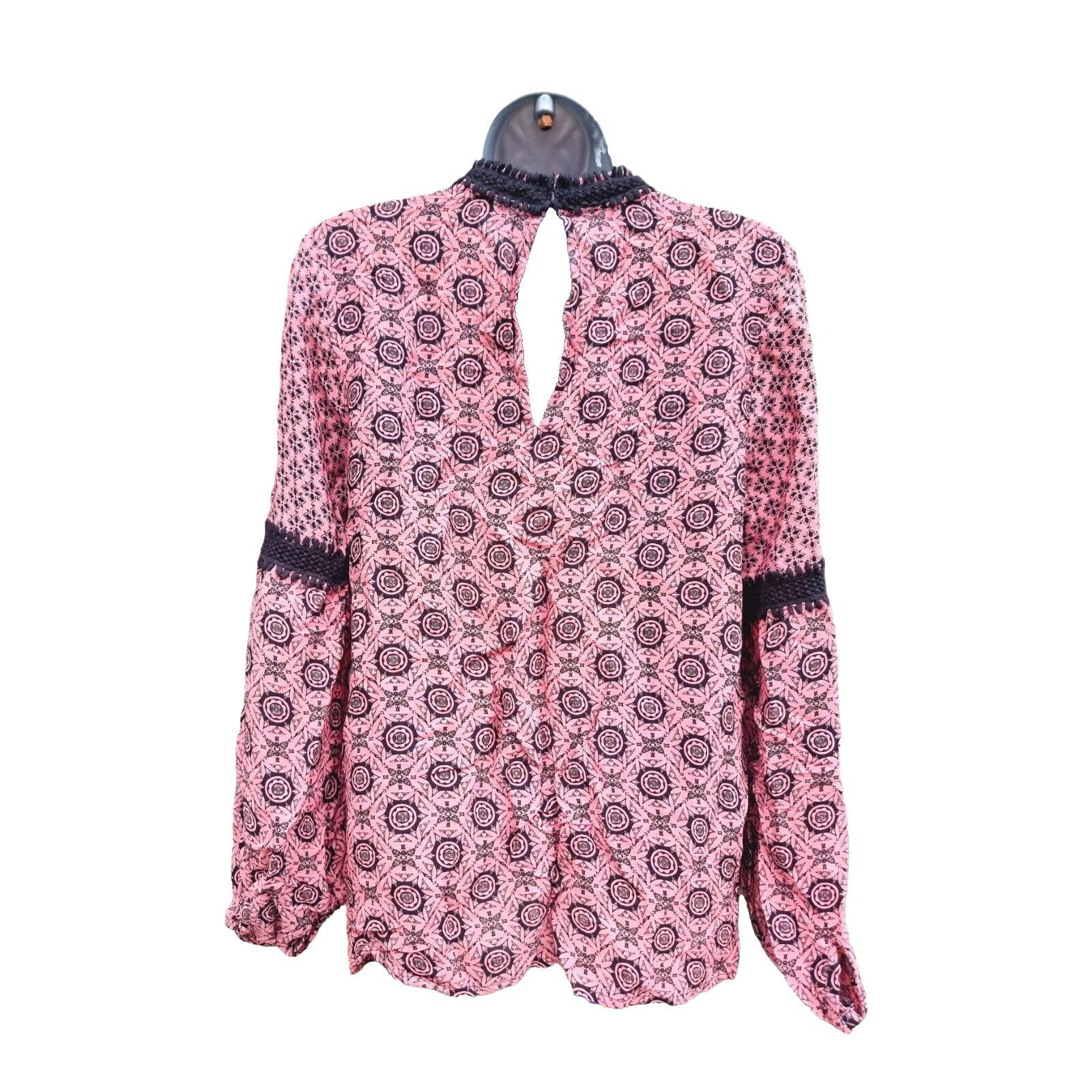 River Island Smock Top Victorian Pattern Women's UK Size 10