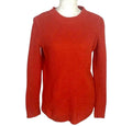 Very Jumper Red Cable Knit Corset Lace Back Women's UK Size 12