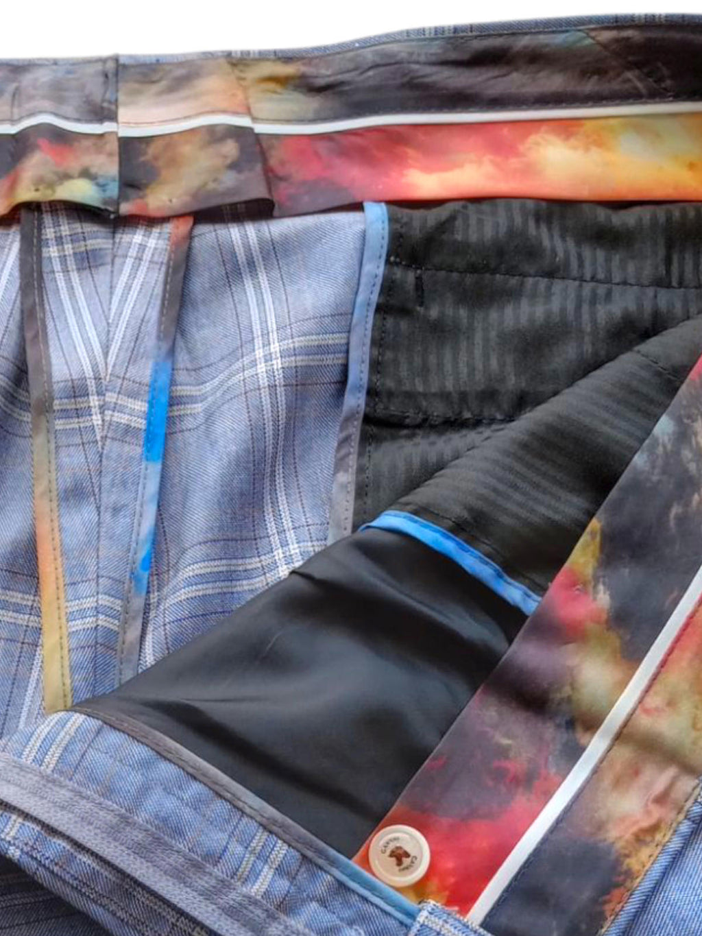 House Of Cavani Trousers Men's UK Size W46 L30 Check Tartan Pants Formal