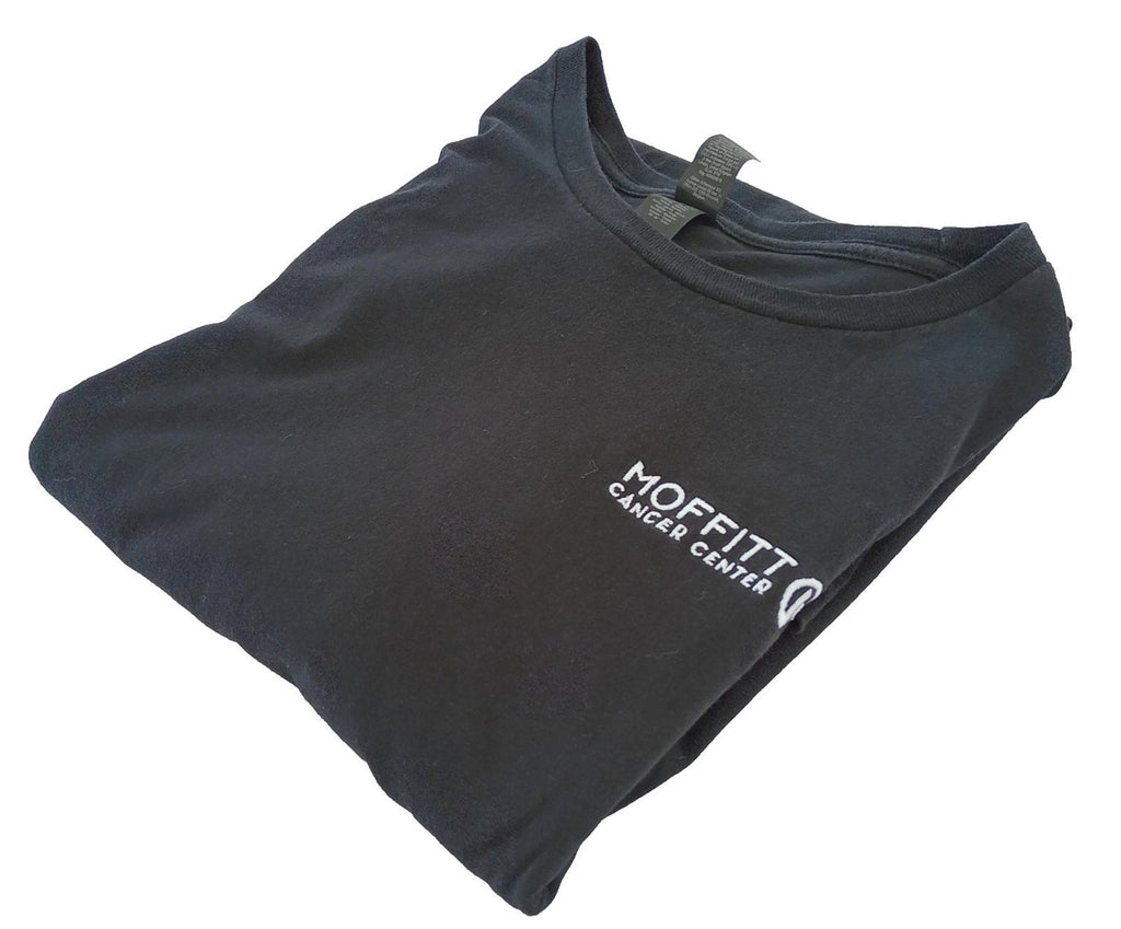 Moffitt Cancer Center T-Shirt Men's UK Size 2XL Black Crew Neck 100% Cotton