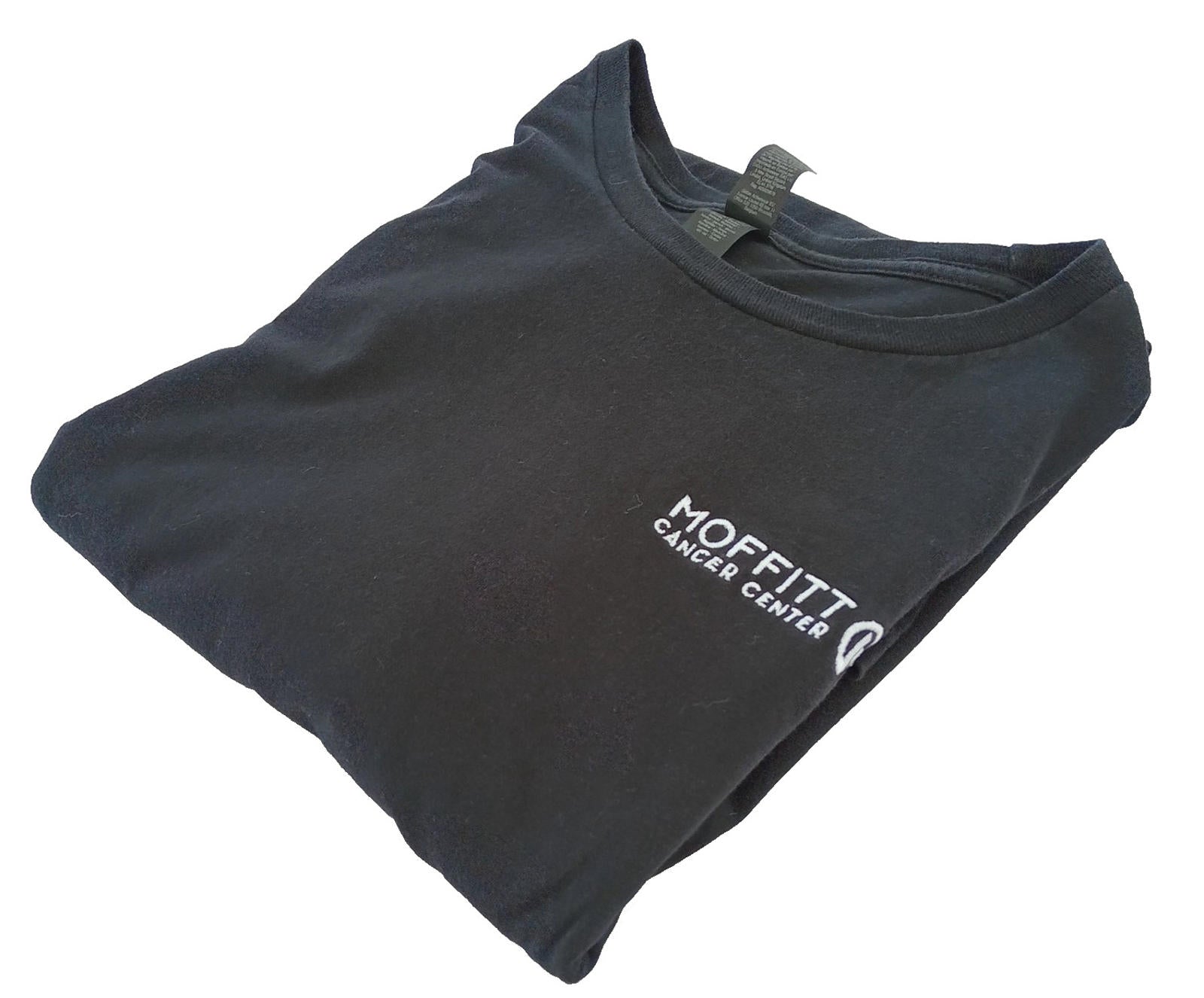 Moffitt Cancer Center T-Shirt Men's UK Size 2XL Black Crew Neck 100% Cotton