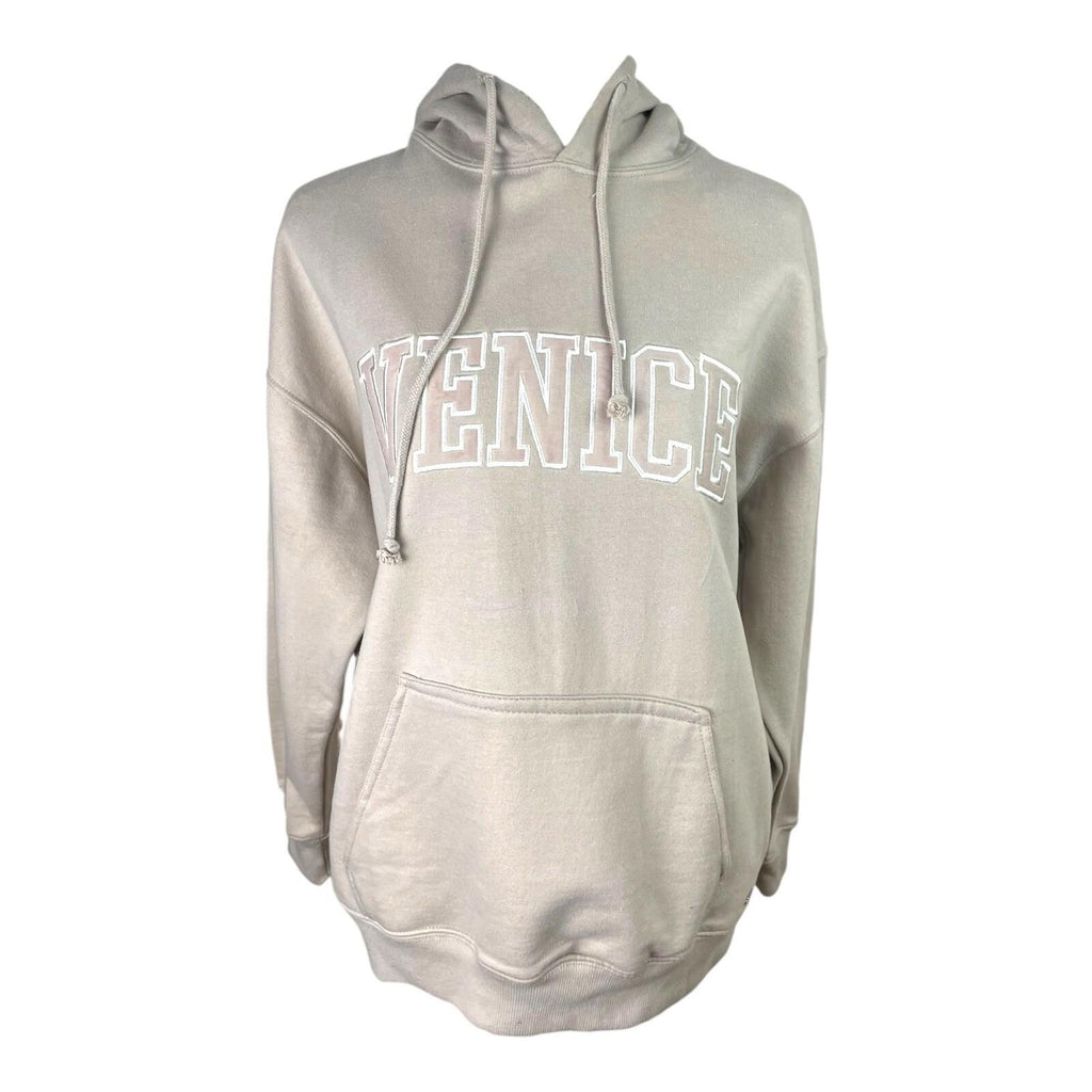 Pull&Bear Beige Oversized Hoodie Venice Women’s UK Size XS