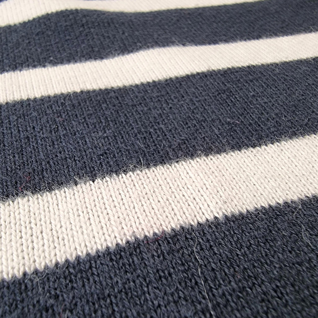 Nautica Knit Jumper Men's UK Size L Navy Blue V-Neck Nautical Sweater Pullover