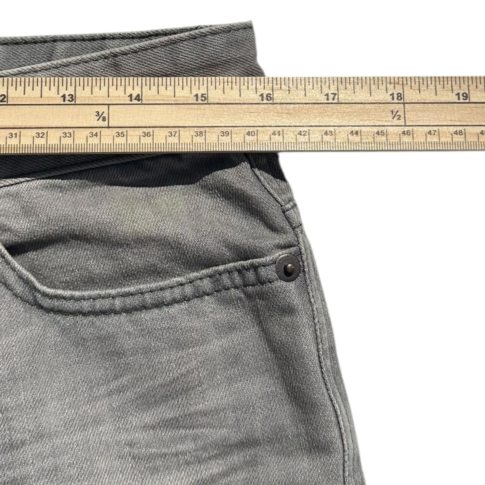 Next Florida Shorts Men's UK Size 30" W Grey Denim Slim Summer Button Up Pockets