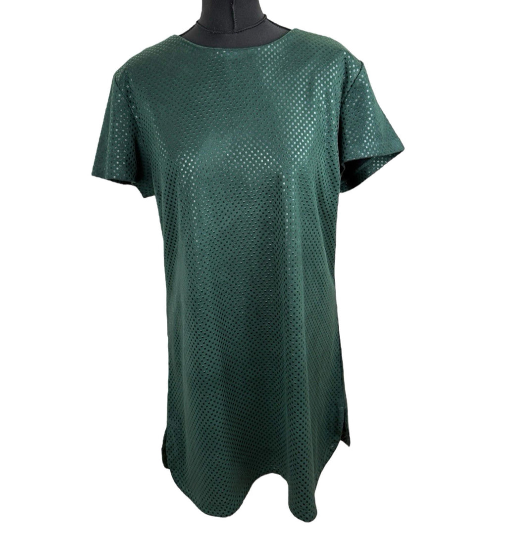 Fashion Union Mini Dress Dark Green Polka Dot Short Sleeve Women’s UK Size 16