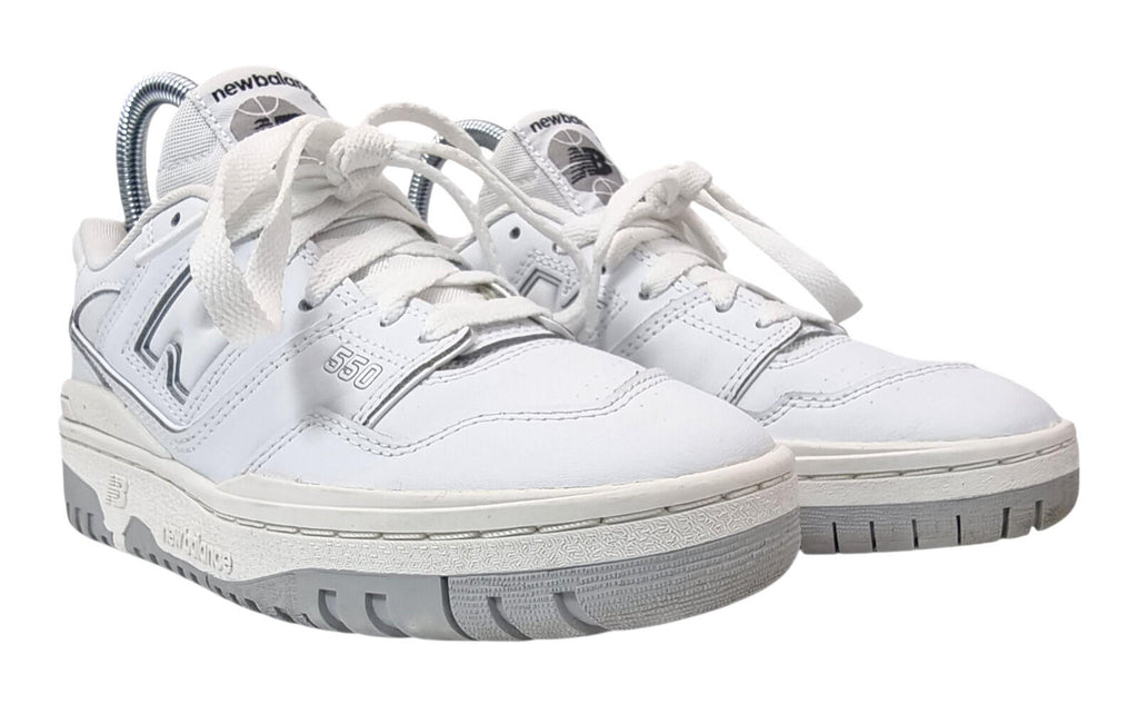 New Balance 550 Trainers Women's UK Size 4 White Grey Colorway Shoe Sneakers