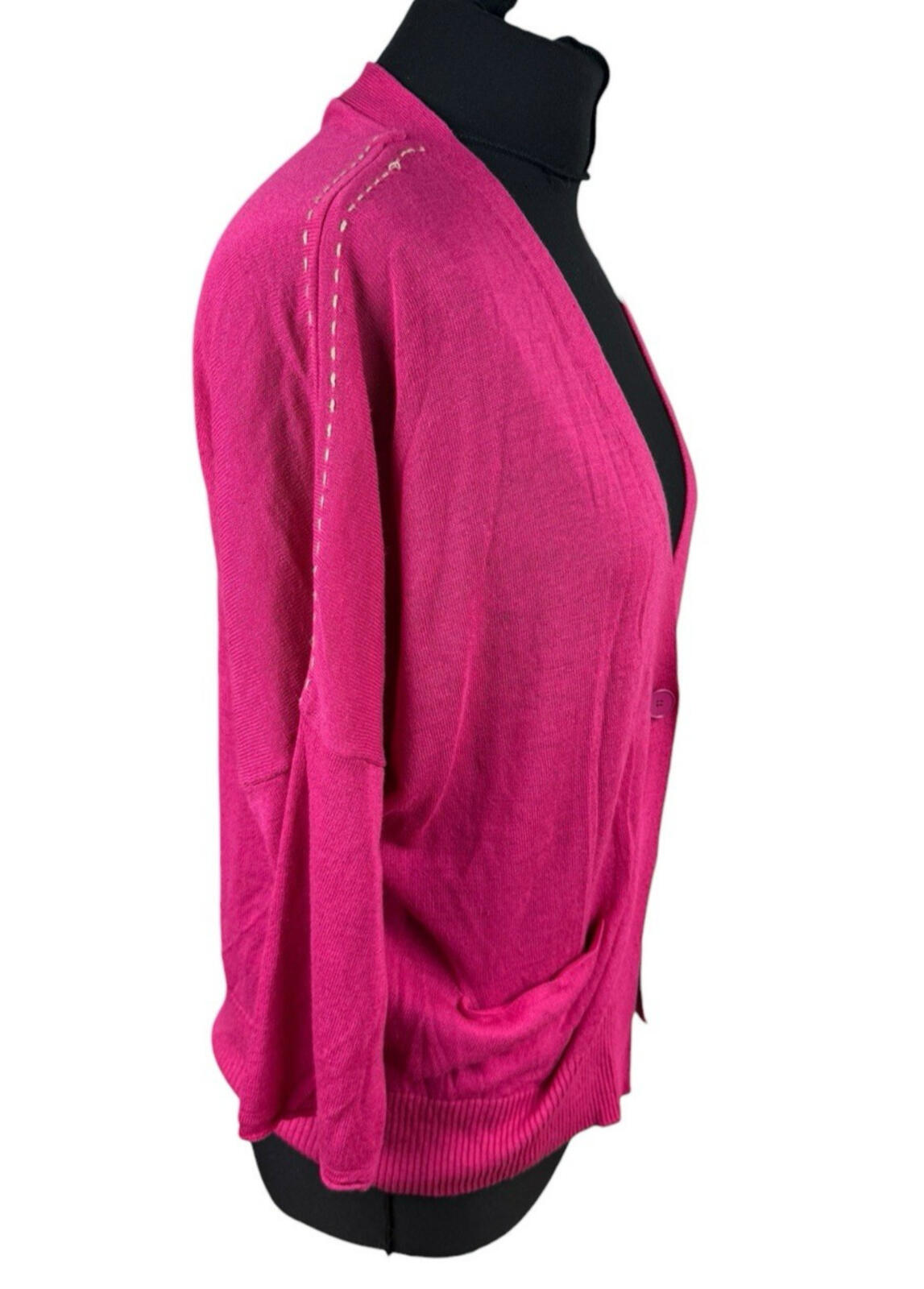 United Colours of Benetton Cardigan Women’s UK One size Lightweight Bright Pink