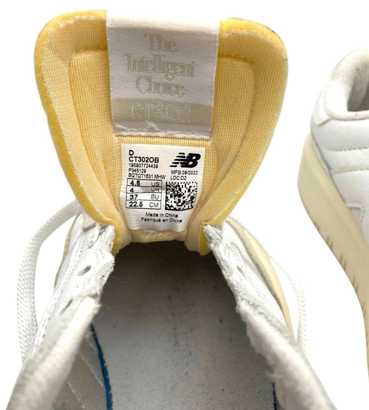 New Balance CT302 Trainers White Women's UK Size 4