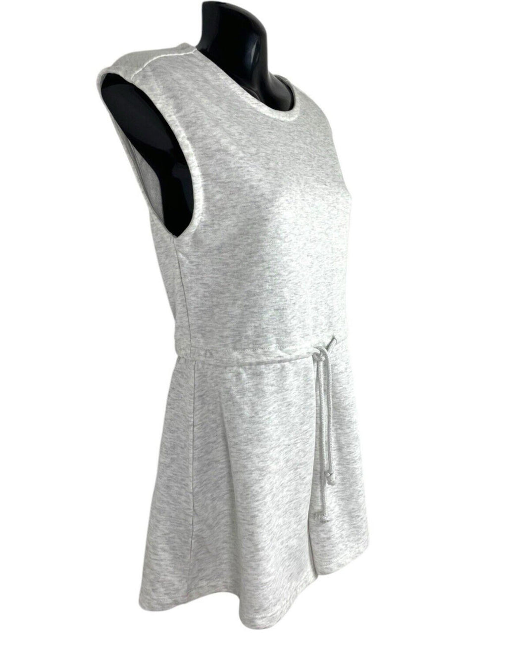 Divided Jersey Playsuit Women's UK Size XS Grey Drawstring Waist Sleeveless