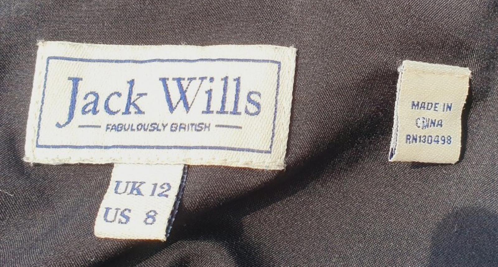 Jack Wills Dark Blue & Star Mini Dress Women's UK Size 12 Side Zipper Pockets