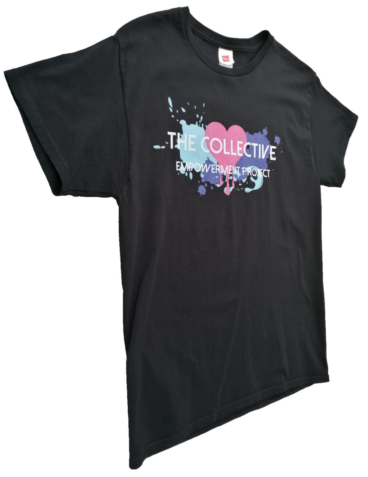 NYFW Empowerment T-Shirt Women's UK Size M Black Print Crew Neck 100% Cotton