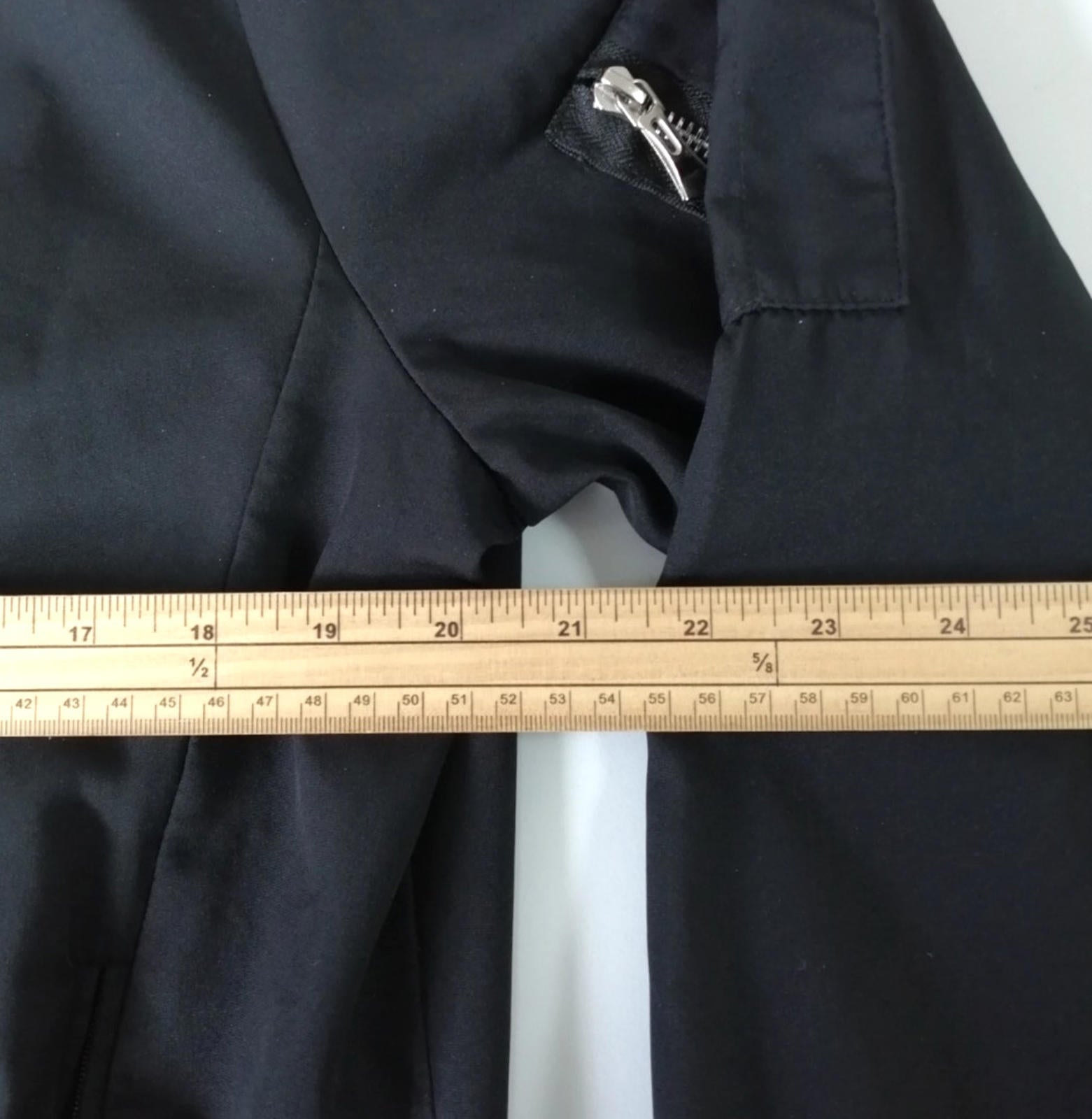 Manfinity Bomber Jacket Men's UK Size S Black Coat Zip Pockets